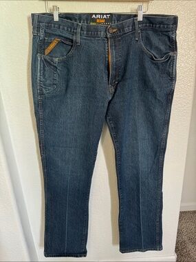 Ariat Men’s Indigo Relaxed Straight Jeans